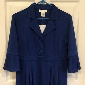 Chadwick’s women’s Royal blue dress, new, size 12P